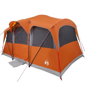 vidaXL Perhe Teltta katolla Oranssi ja oranssi 435 x 255 x 216 cm