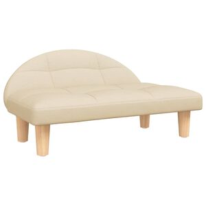 vidaXL Koiranpeti kermanv&auml;rinen 70x52x30 cm kangas