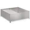 vidaXL Nurmireunus 100 x 100 x 35 cm Ter&auml;s Hopea
