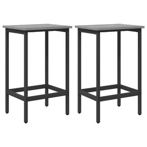 vidaXL Baarijakkara 2 kpl Harmaa Sonoma 40 x 32 x 64 cm Tekninen puu