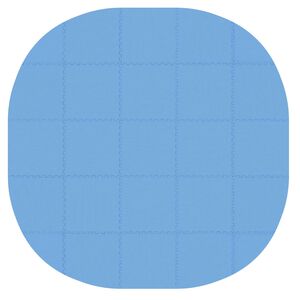 vidaXL Uima-allas maamatto 25 kpl &Oslash; 292 cm Py&ouml;re&auml; EVA-vaahtoa Sininen
