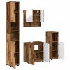 vidaXL Kylpyhuonekalustesetti 4 kpl Vanha Puu 61 x 35 x 64 cm