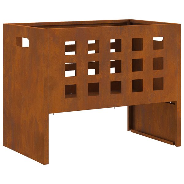 vidaXL Tulisija Ruskea 50 x 30 x 40 cm Teräs