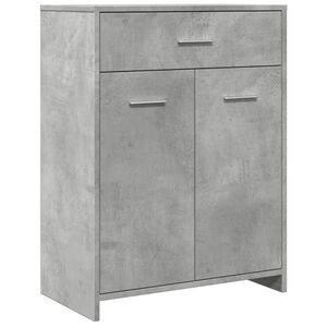 vidaXL Kylpyhuonekaappi betoninharmaa 60x33x80 cm lastulevy