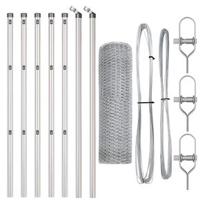 vidaXL Aitalatu Hopea 10 x 0,4 m (13 mm verkko) Ter&auml;s