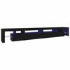 vidaXL TV-taso LED-valoilla musta 290x36,5x40 cm