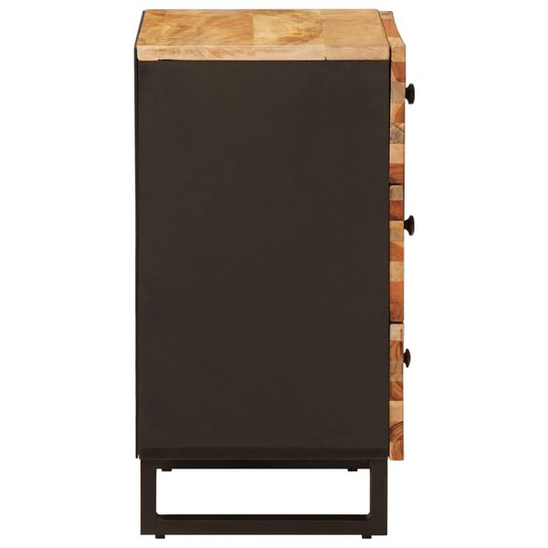 vidaXL S&auml;nkykaappi Ruskea 50 x 33 x 62 cm Kiinte&auml; mango puu