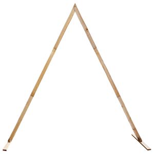 vidaXL H&auml;&auml;t Kaari Vaaleanruskea 202 x 95 x 254 cm Massiivinen m&auml;nty