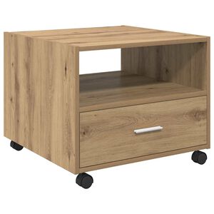 vidaXL Sohvap&ouml;yt&auml; Artisan tammi 55 x 55 x 45cm Tekninen puu
