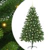 vidaXL Joulukuusi LED-valoilla Vihre&auml; 180 cm PE