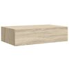 vidaXL Seinälaatikkohyllyt 2 kpl tammi 40x23,5x10 cm MDF