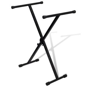 S&auml;&auml;dett&auml;v&auml; Kerran Tuettu Kosketinsoitinteline X-runko