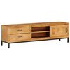 vidaXL TV-taso kiinteä mangopuu 140x30x40 cm