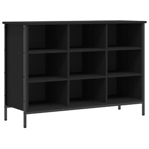 vidaXL Kenk&auml;kaappi musta 100x35x70 cm tekninen puu