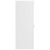 vidaXL Kylpyhuonekaappi valkoinen 30x30x80 cm tekninen puu
