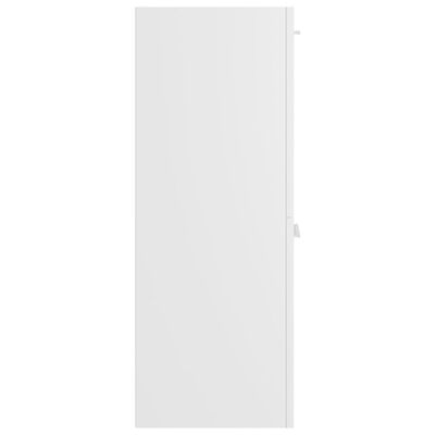 vidaXL Kylpyhuonekaappi valkoinen 30x30x80 cm lastulevy