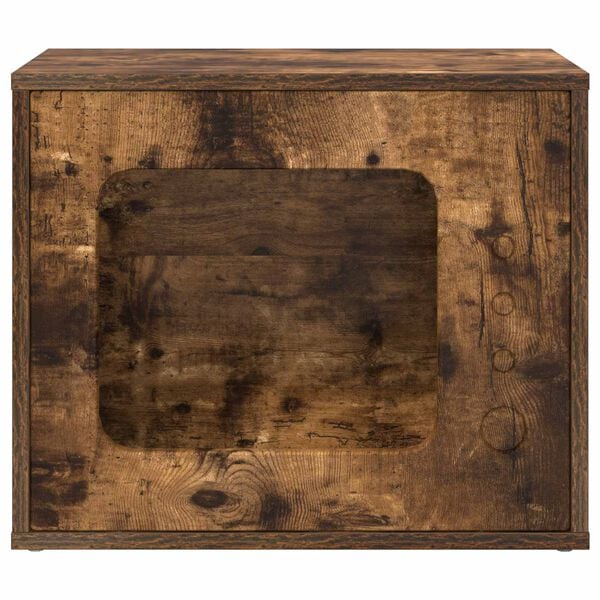 vidaXL Kissatalo Savup&auml;hkin&auml; 51 x 30 x 42,5 cm Tekninen puu