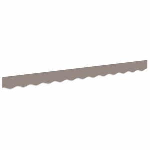 vidaXL Markiisin reunalista vaihto Vaaleanharmaa 230 x 20 cm
