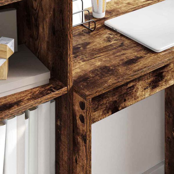 vidaXL Pöytä Savupähkinä 70 x 40 x 76 cm