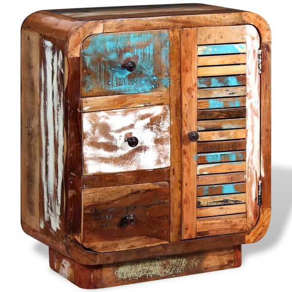 vidaXL Sivupöytä Täysi Kierrätetty Puu