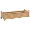 vidaXL Kukkalaatikko 100x30x25 cm bambu