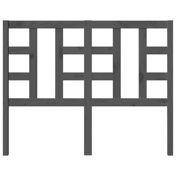 vidaXL S&auml;ngynp&auml;&auml;ty harmaa 126x4x100 cm t&auml;ysi m&auml;nty