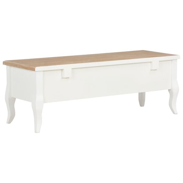 vidaXL TV-taso valkoinen 100x35x35 cm puu