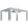 vidaXL Huvimaja LED-valonauhoilla valkoinen 3x4 m