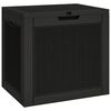 vidaXL Puutarhan varastoarkku musta 55,5x43x53 cm polypropeeni