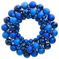 vidaXL Jouluseppele sininen 45 cm polystyreeni