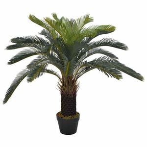 vidaXL Tekokasvi Japanink&auml;pypalmu ruukulla vihre&auml; 90 cm