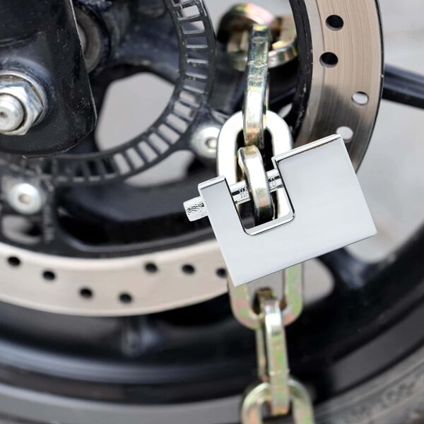 vidaXL Riippulukko 6 pcs Hopea 6 x 2 x 4,5 cm Rauta