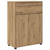 vidaXL Kylpyhuonekaappi Artisan tammi 72,5 x 36,5 x 100 cm