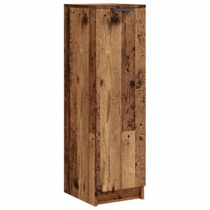 vidaXL Kirjahylly vanha puu 29,5x35x100,5 cm lastulevy