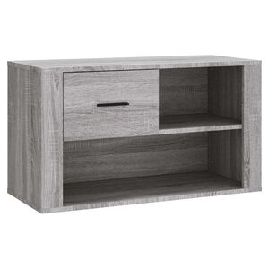 vidaXL Kenk&auml;kaappi harmaa Sonoma 80x35x45 cm tekninen puu