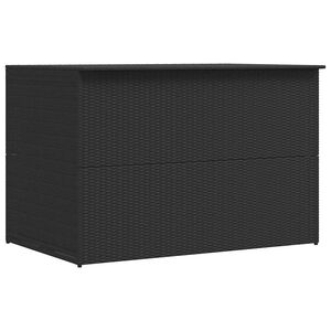 vidaXL Ulkos&auml;ilytyslaatikko musta 150x100x100 cm polyrottinki