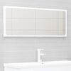 vidaXL Kaksiosainen kylpyhuoneen kalustesarja valkoinen lastulevy