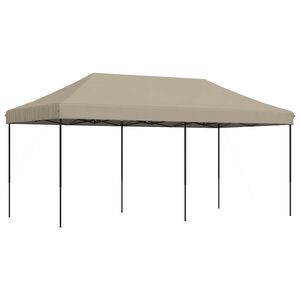 vidaXL Juhlateltta 292 x 580 x 315 cm Taupe Oxford-kangas