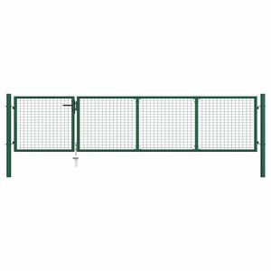 vidaXL Puutarhan portti ter&auml;s 350x75 cm vihre&auml;