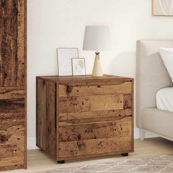 vidaXL S&auml;ilytyskaappi Vanha Puu 60 x 48 x 57 cm Tekninen puu