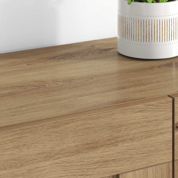 vidaXL Sein&auml;lle asennettava kaappi 2 pcs Artisan tammi Tekninen puu