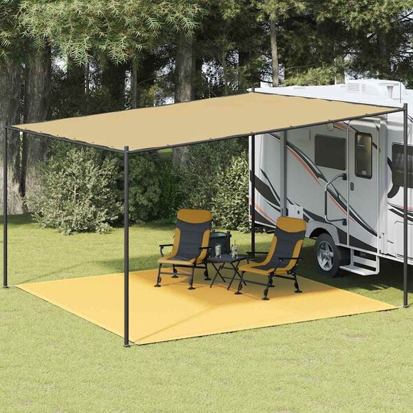vidaXL Telttamatto 400x400 cm beige