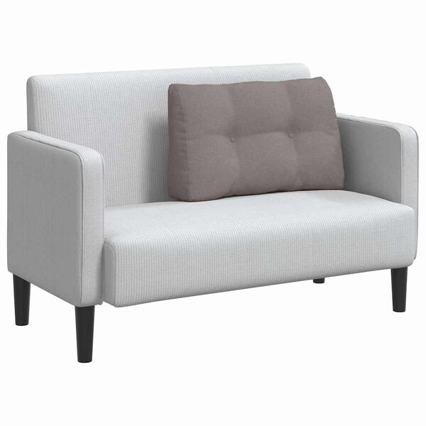 vidaXL Selk&auml;tyyny Harmaanruskea 80 x 24 x 50 cm kangas