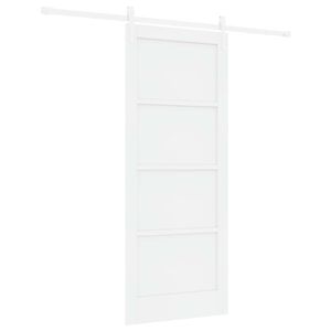 vidaXL Liukuovi ORKDAL 83 x 202 cm T&auml;ysi m&auml;nty valkoinen