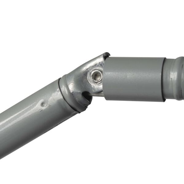 Bo-Camp Puutarha-aurinkovarjo 165 cm harmaa