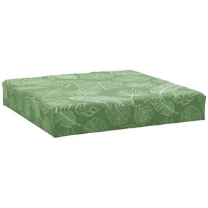 vidaXL Lavatyyny lehtikuvio 60x60x8 cm oxford kangas