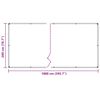 vidaXL kirkas suojapeite silmukoilla 2x10 m polyeteeni