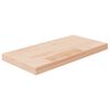 vidaXL Hyllylevy 40x20x2,5 cm k&auml;sittelem&auml;t&ouml;n t&auml;ysi tammi