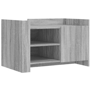 vidaXL Sohvap&ouml;yt&auml; harmaa Sonoma 80x50x50 cm tekninen puu