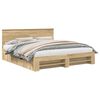vidaXL S&auml;ngyn runko Sonoman tammi 6FT Super King Size Tekninen puu
